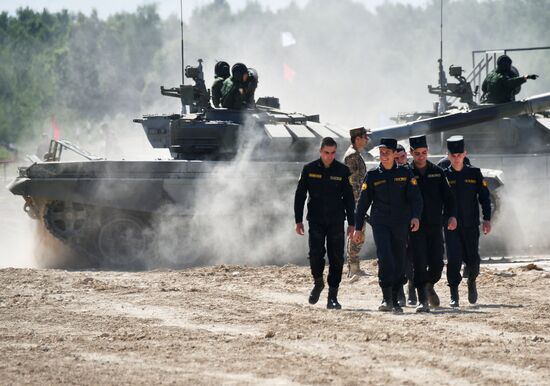 Russia Army Games Tank Biathlon Preparations