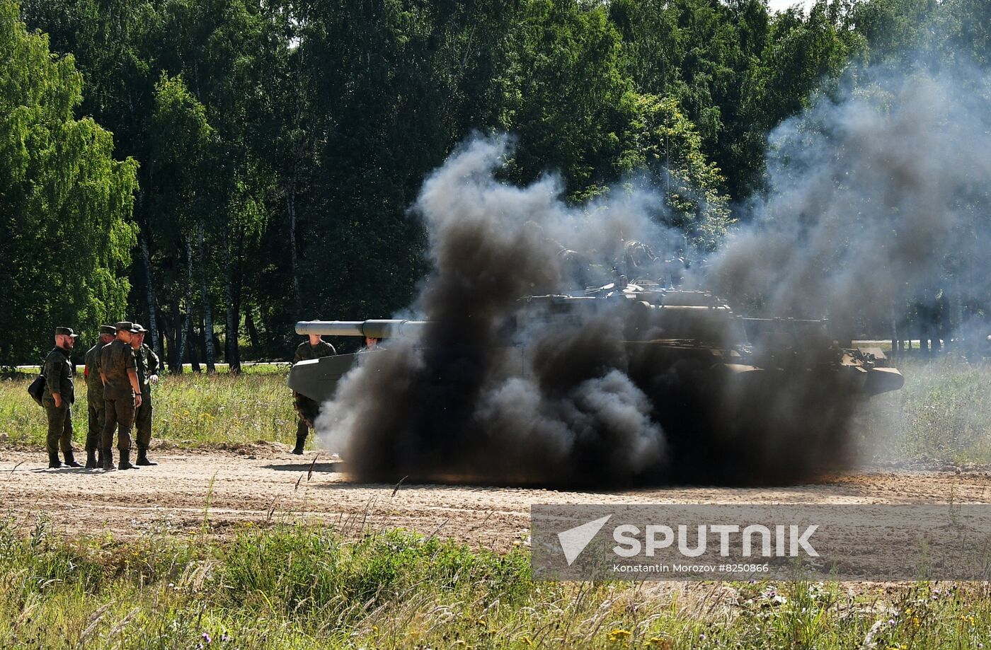 Russia Army Games Tank Biathlon Preparations