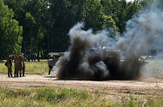 Russia Army Games Tank Biathlon Preparations