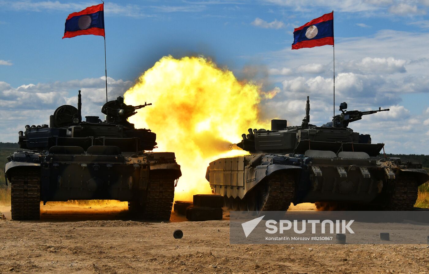 Russia Army Games Tank Biathlon Preparations