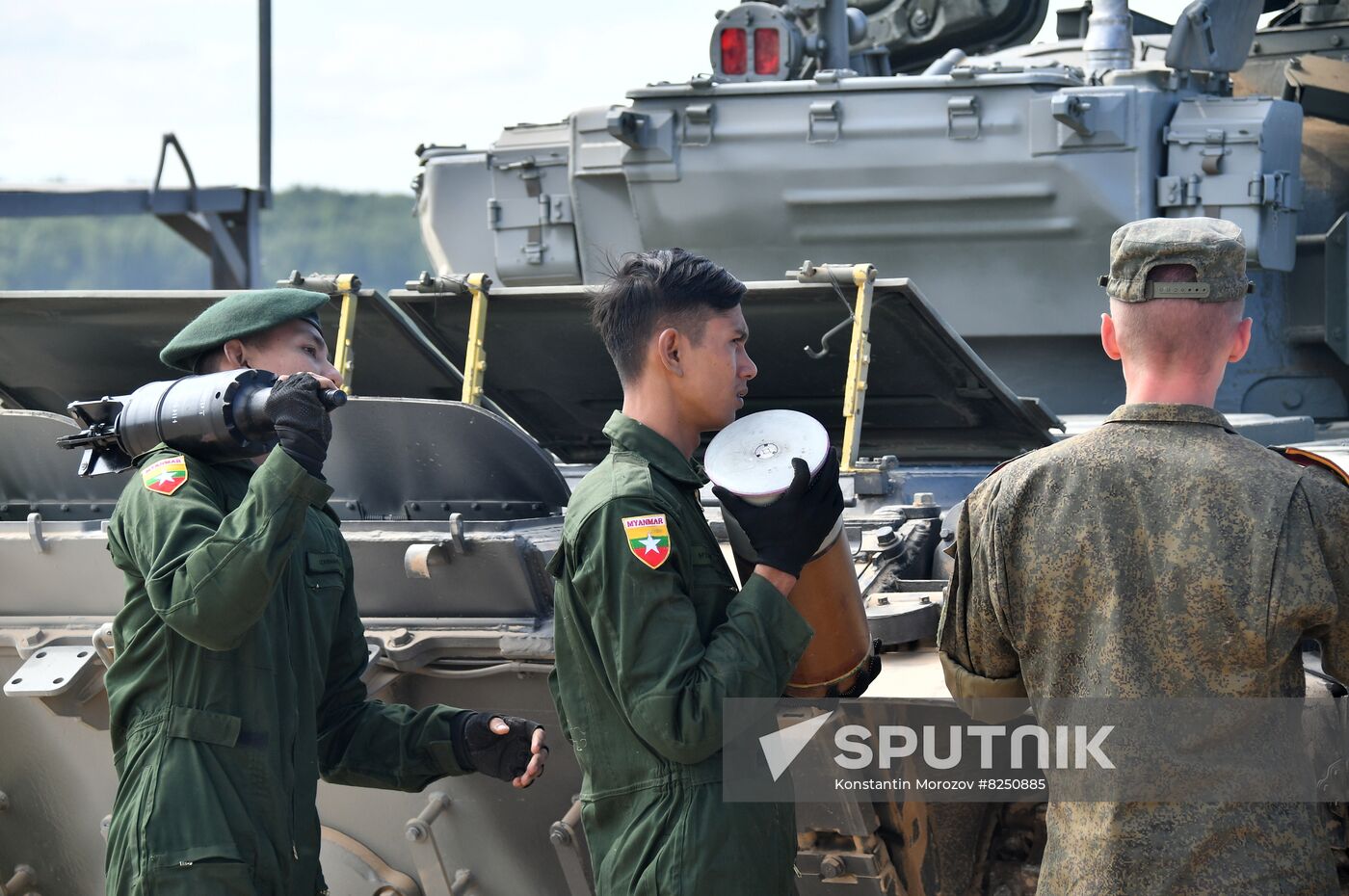 Russia Army Games Tank Biathlon Preparations