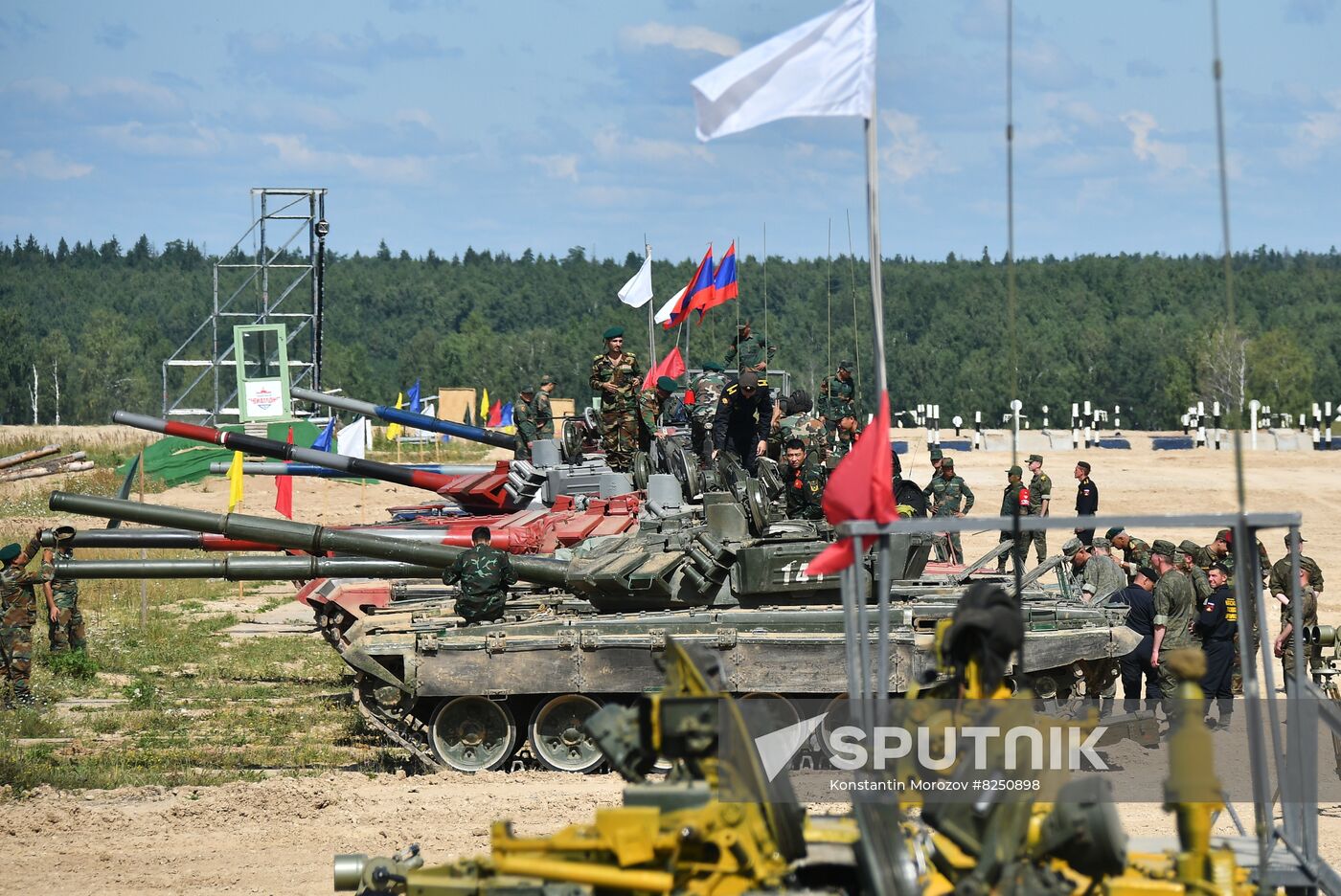 Russia Army Games Tank Biathlon Preparations