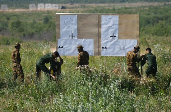 Russia Army Games Tank Biathlon Preparations