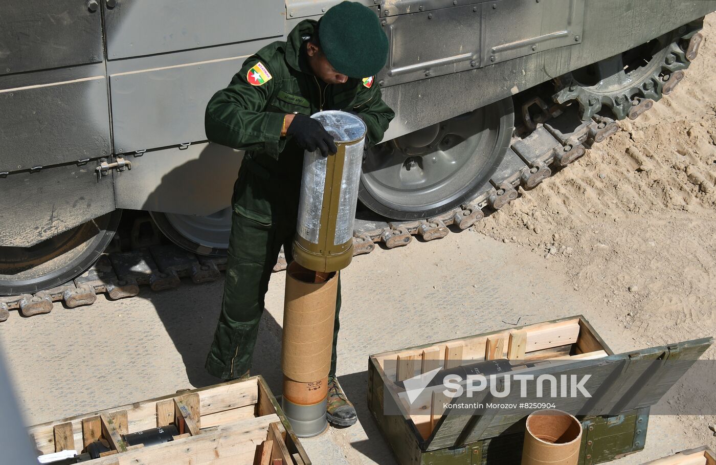 Russia Army Games Tank Biathlon Preparations