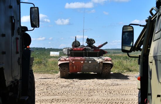 Russia Army Games Tank Biathlon Preparations