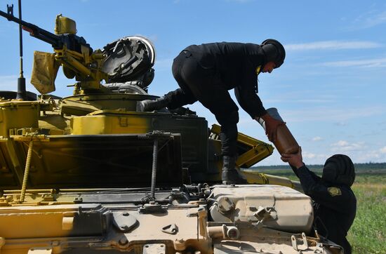 Russia Army Games Tank Biathlon Preparations