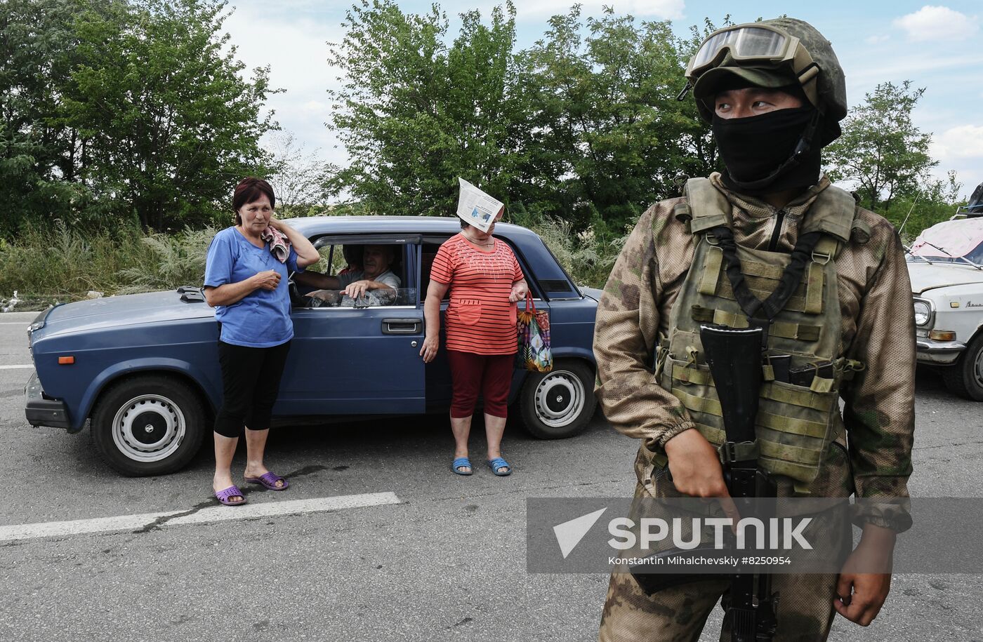 Ukraine Russia Military Operation Checkpoint