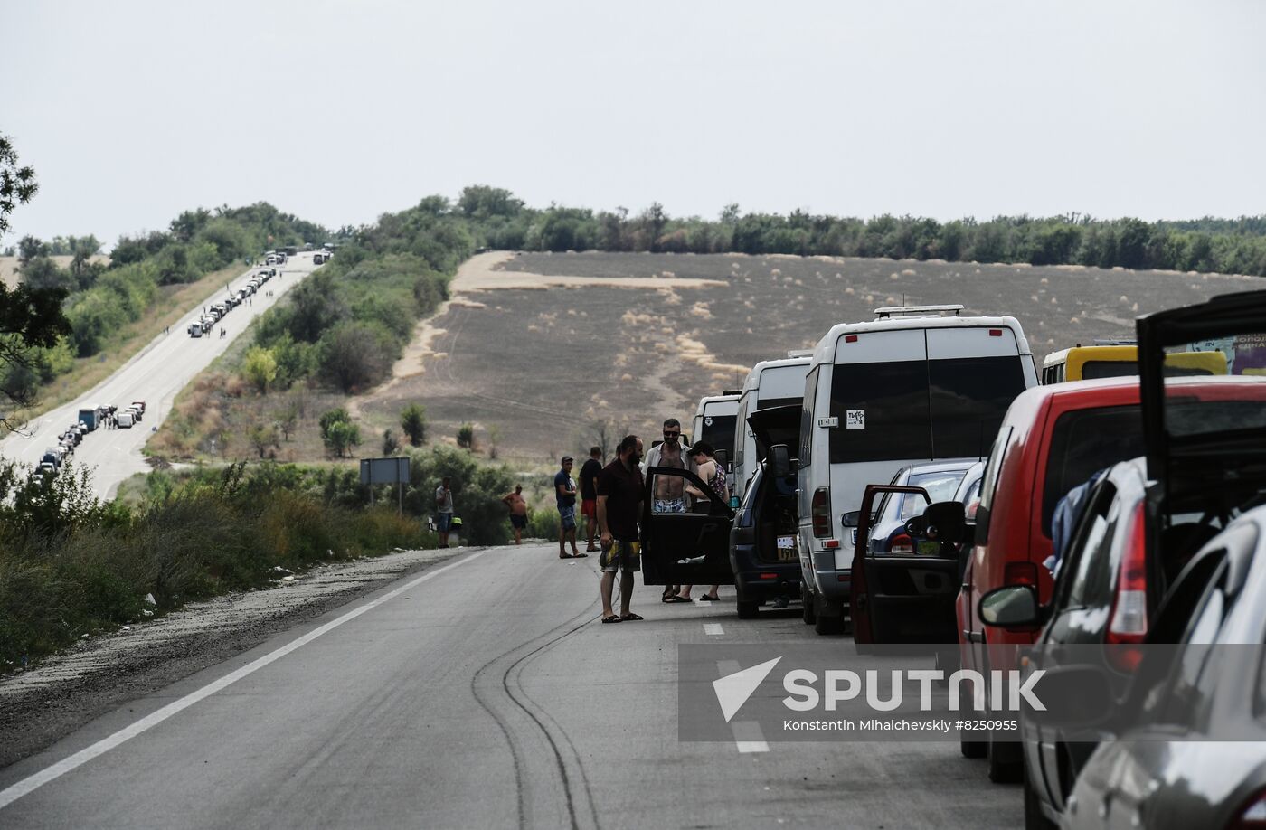 Ukraine Russia Military Operation Checkpoint
