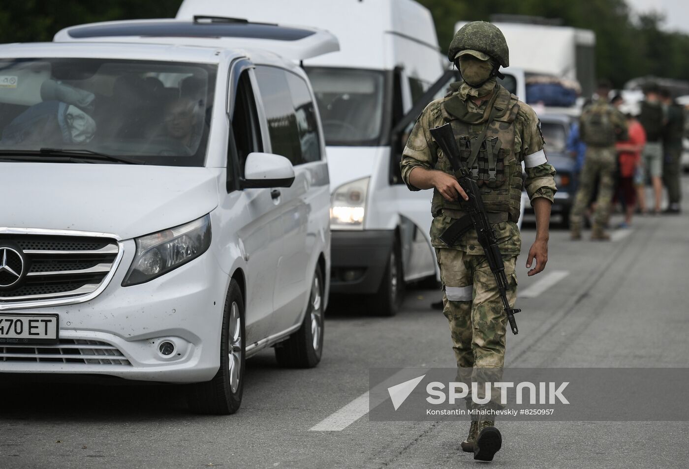Ukraine Russia Military Operation Checkpoint