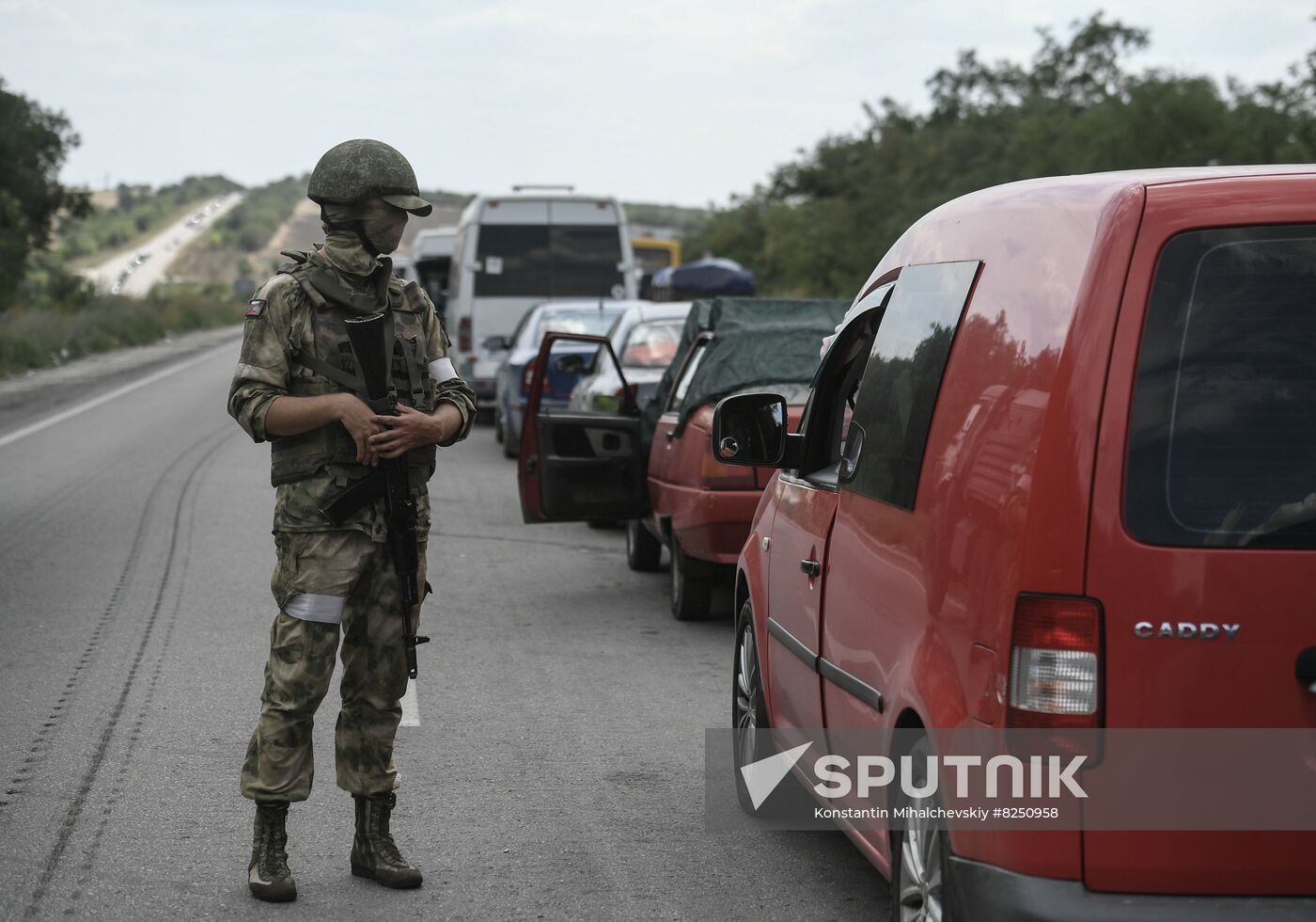 Ukraine Russia Military Operation Checkpoint