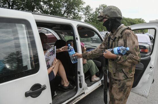 Ukraine Russia Military Operation Checkpoint