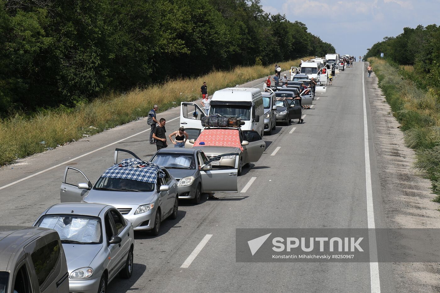 Ukraine Russia Military Operation Checkpoint