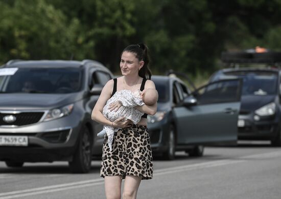 Ukraine Russia Military Operation Checkpoint