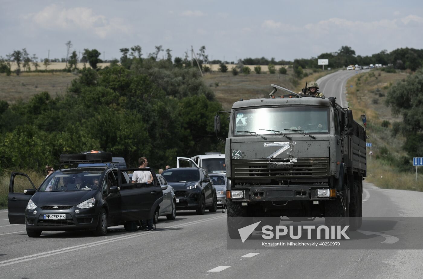 Ukraine Russia Military Operation Checkpoint