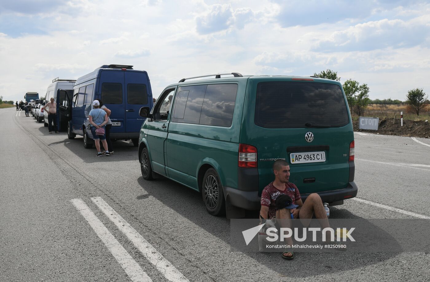 Ukraine Russia Military Operation Checkpoint