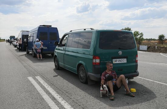 Ukraine Russia Military Operation Checkpoint