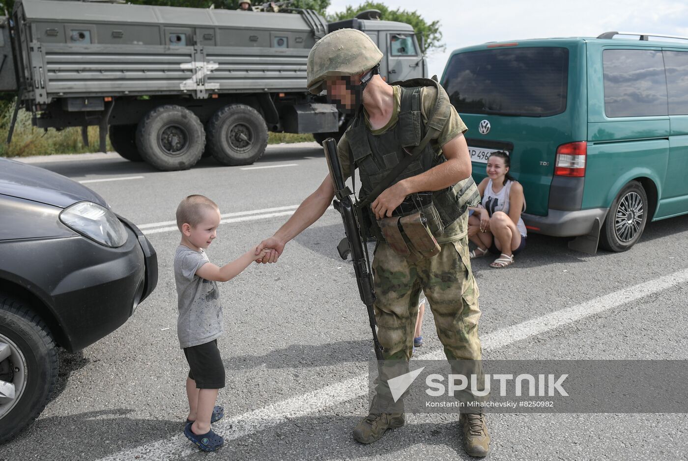 Ukraine Russia Military Operation Checkpoint