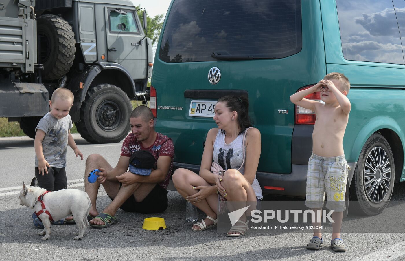 Ukraine Russia Military Operation Checkpoint