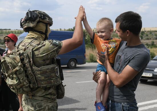Ukraine Russia Military Operation Checkpoint