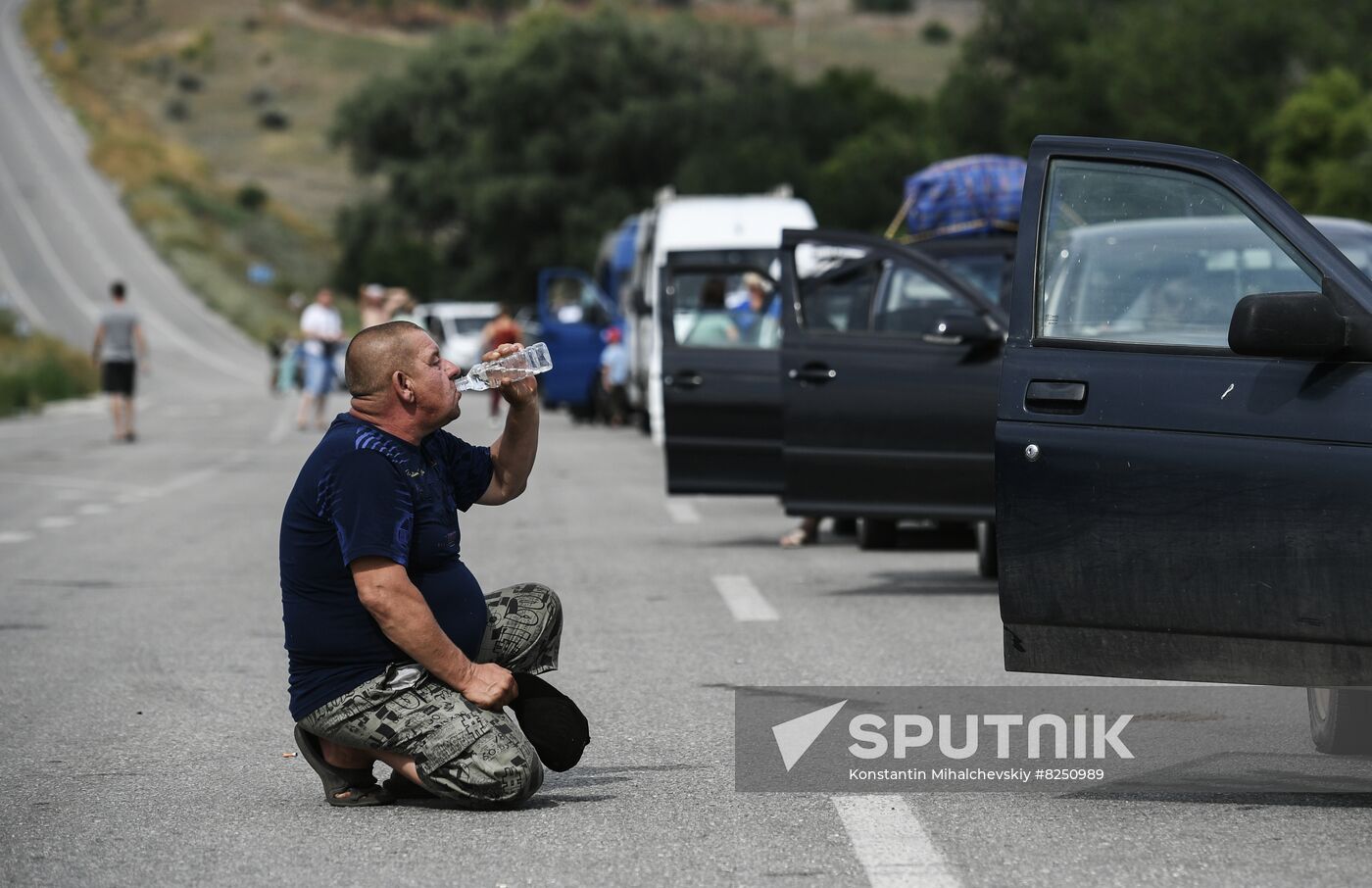 Ukraine Russia Military Operation Checkpoint