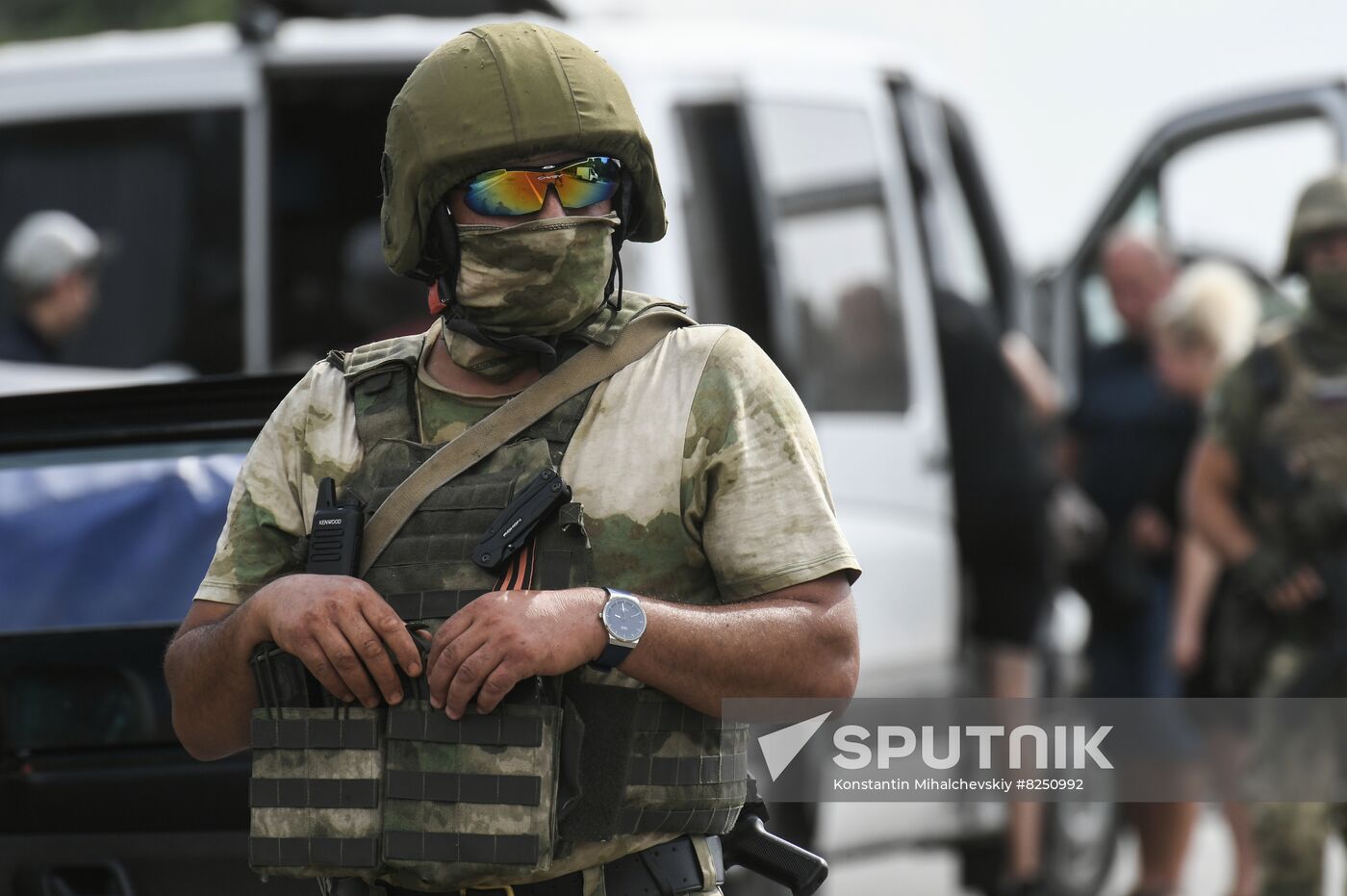 Ukraine Russia Military Operation Checkpoint