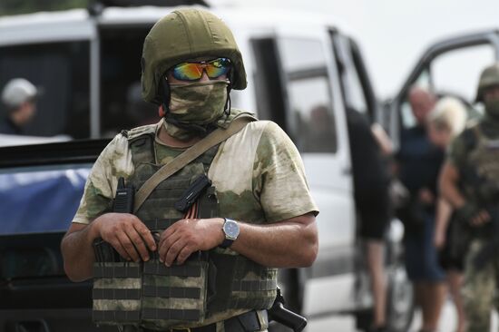 Ukraine Russia Military Operation Checkpoint