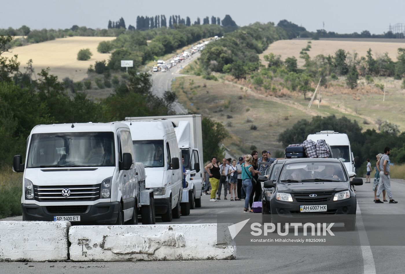 Ukraine Russia Military Operation Checkpoint