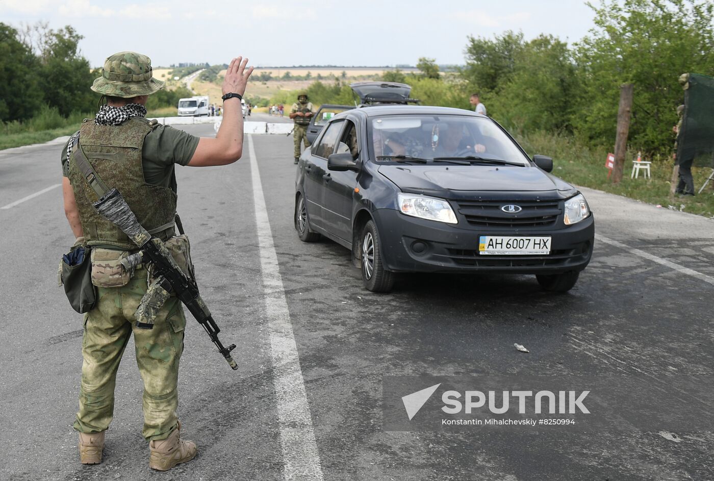 Ukraine Russia Military Operation Checkpoint