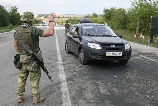 Ukraine Russia Military Operation Checkpoint