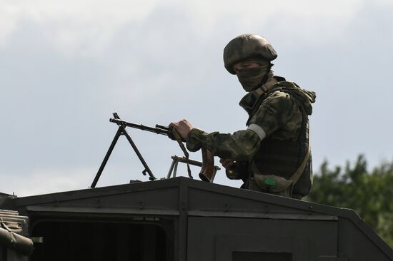 Ukraine Russia Military Operation Checkpoint