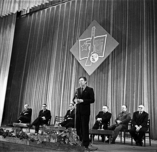 Vasil Bykov's meet-and-greet event at Minsk House of Officers