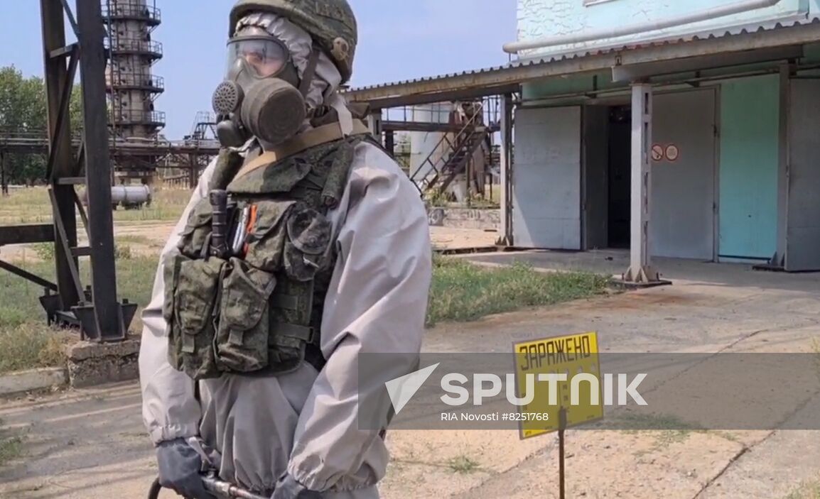 DPR Russia Ukraine Military Operation Chemical Plant