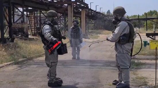 DPR Russia Ukraine Military Operation Chemical Plant