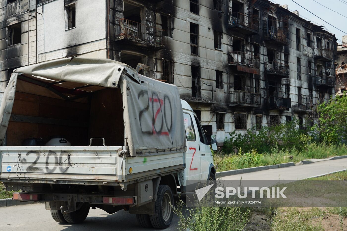 LPR Russia Ukraine Military Operation Exhumation