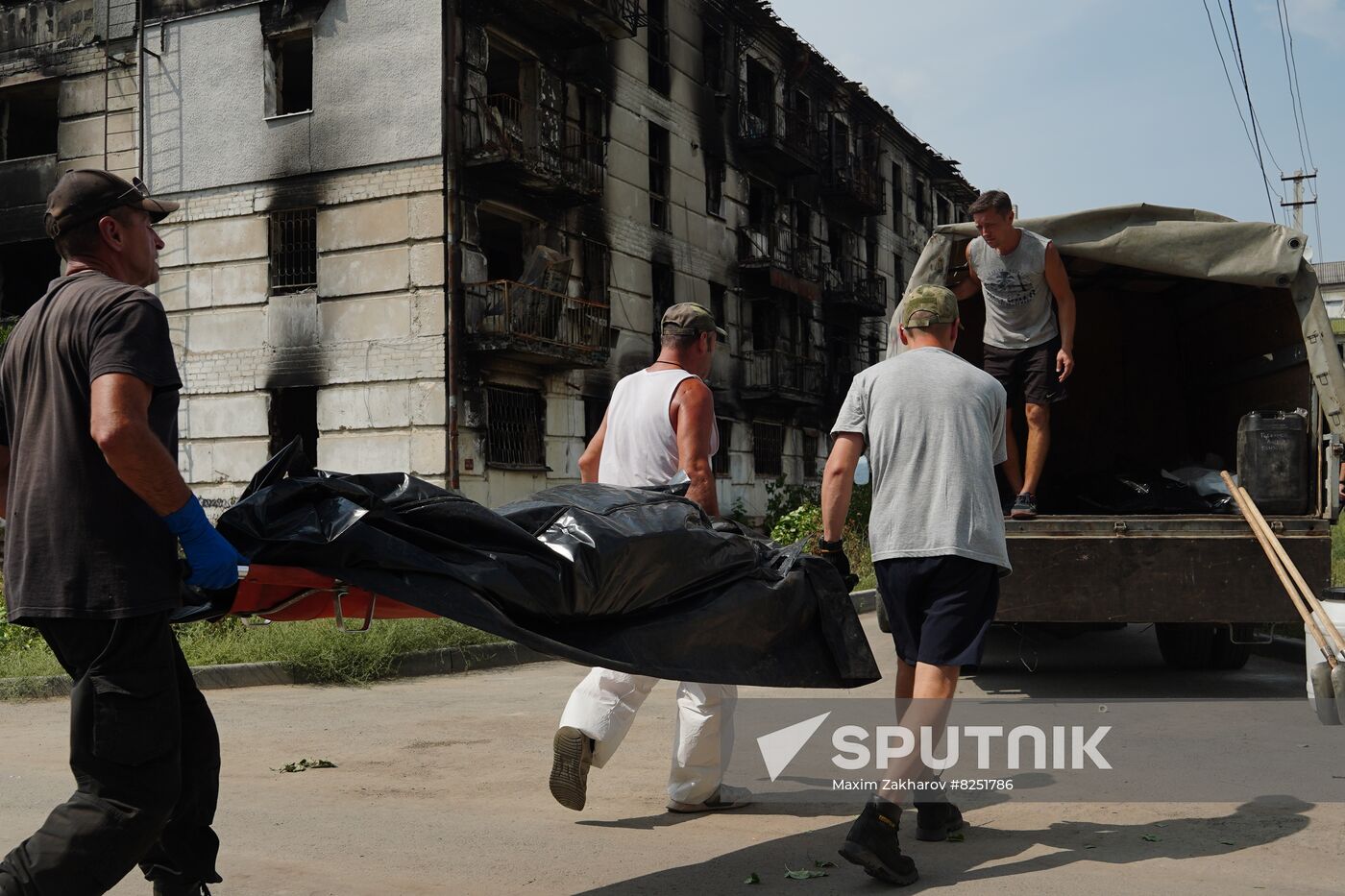 LPR Russia Ukraine Military Operation Exhumation
