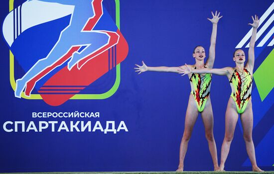 Russia Spartakiad Artistic Swimming