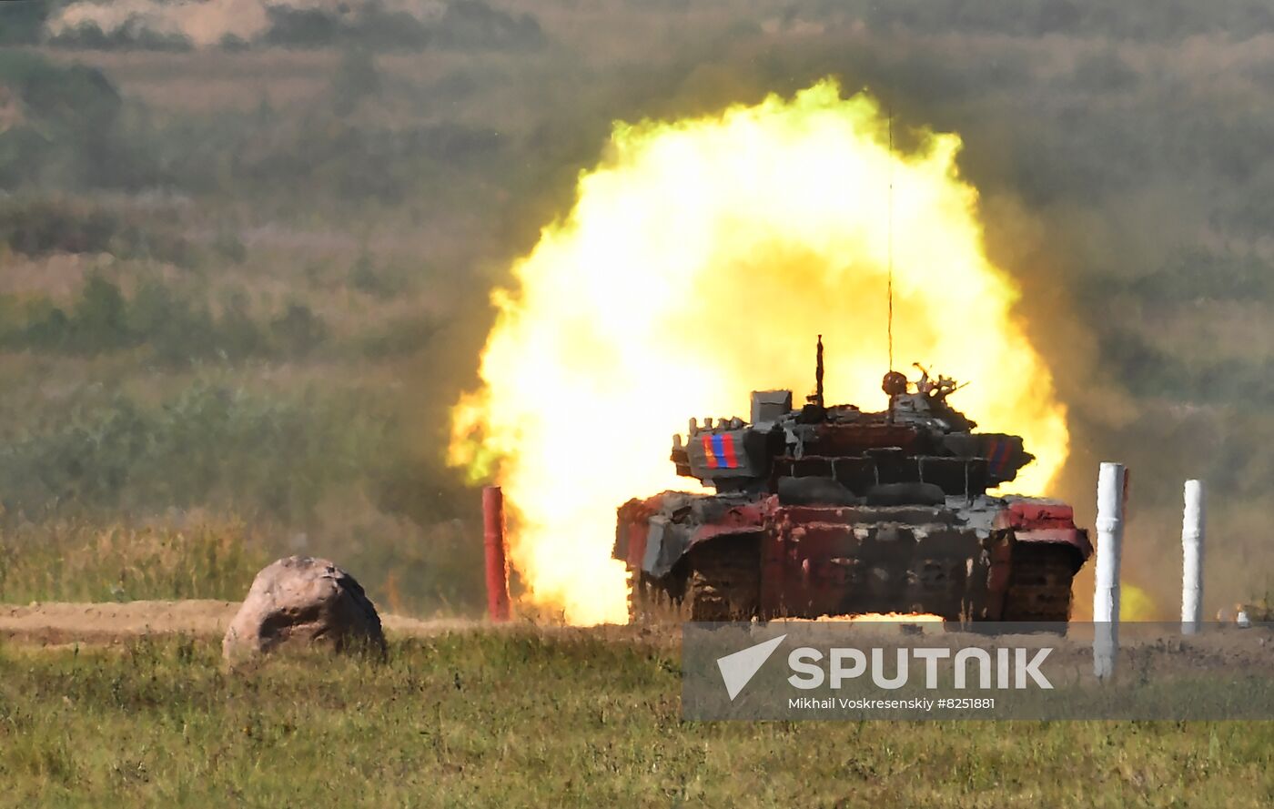 Russia Army Games Tank Biathlon