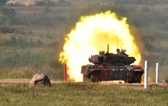 Russia Army Games Tank Biathlon