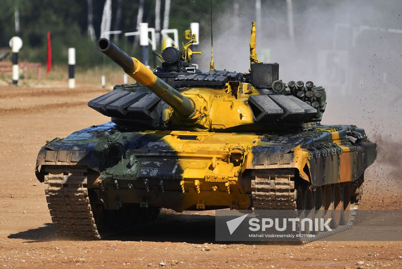 Russia Army Games Tank Biathlon