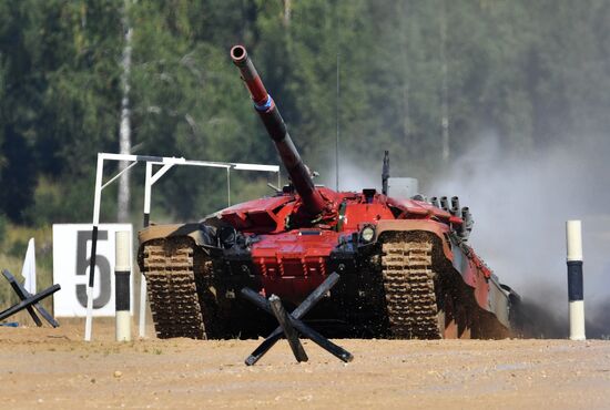 Russia Army Games Tank Biathlon