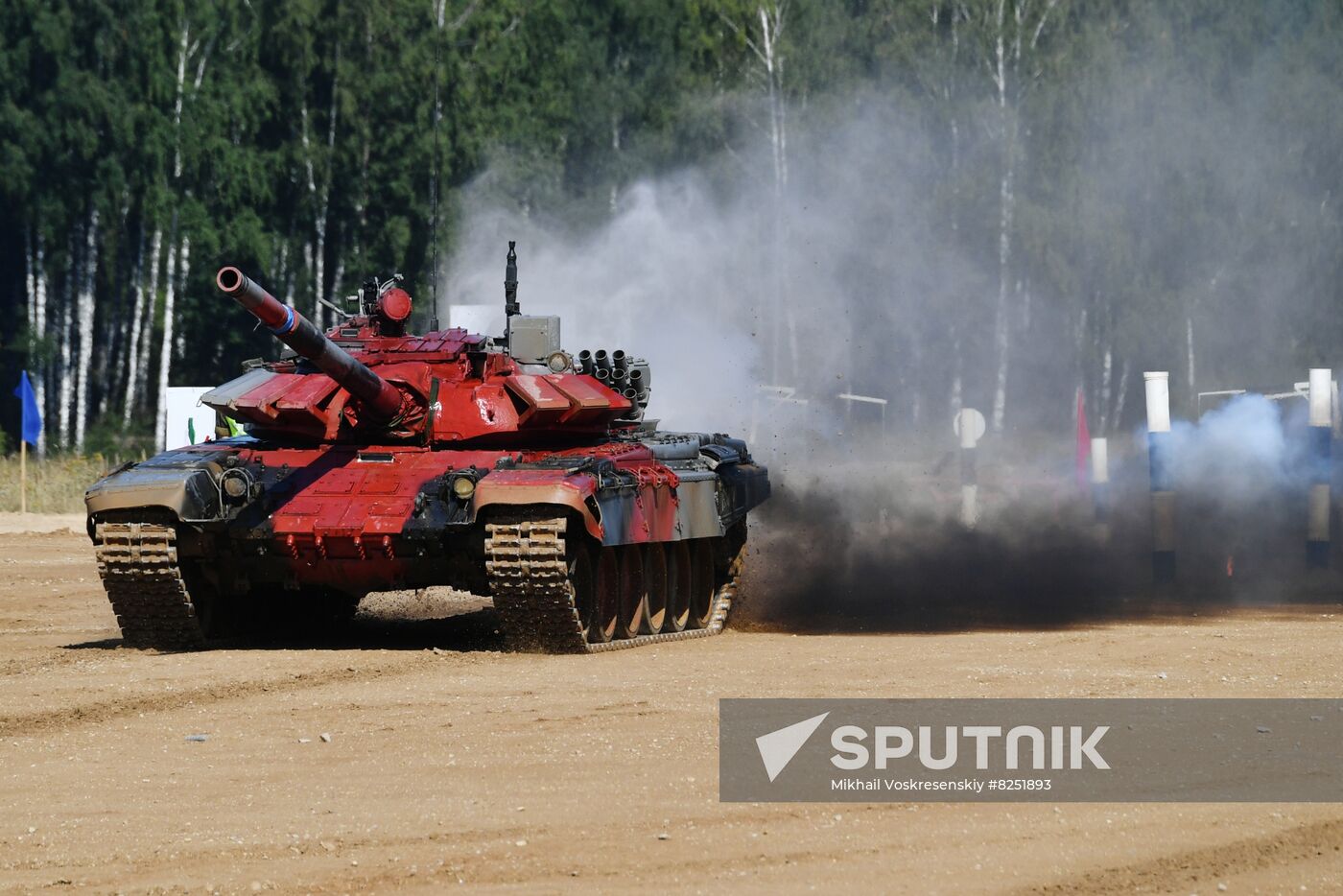 Russia Army Games Tank Biathlon