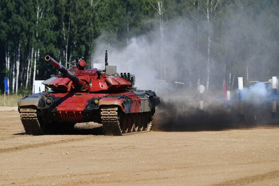 Russia Army Games Tank Biathlon