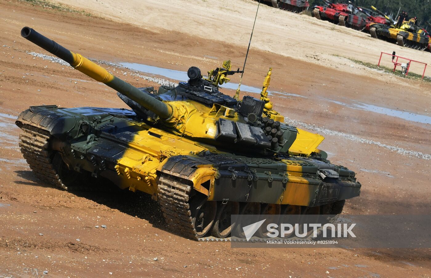 Russia Army Games Tank Biathlon