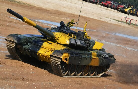 Russia Army Games Tank Biathlon