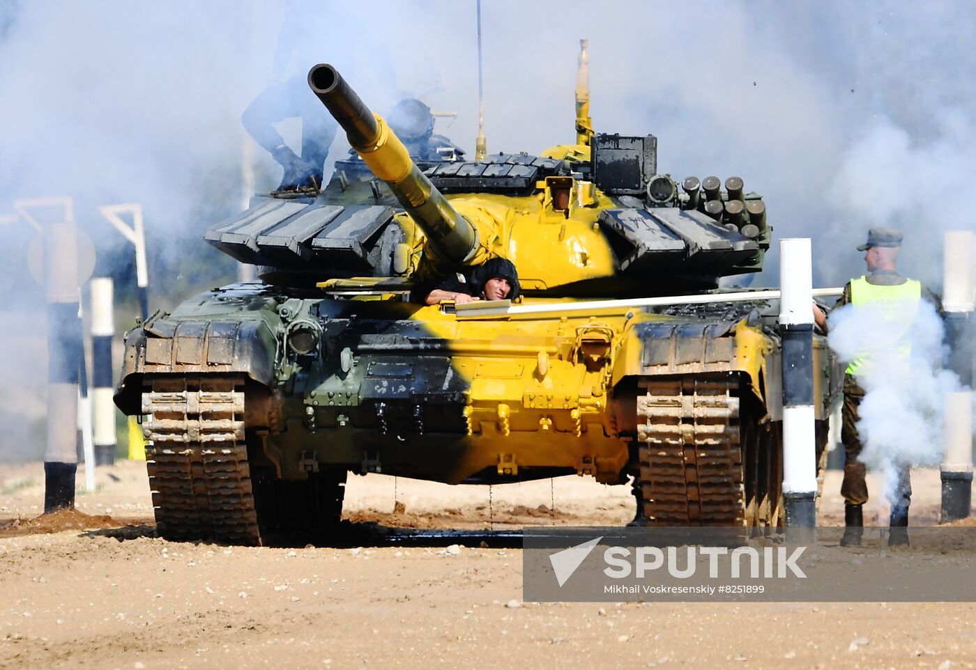 Russia Army Games Tank Biathlon