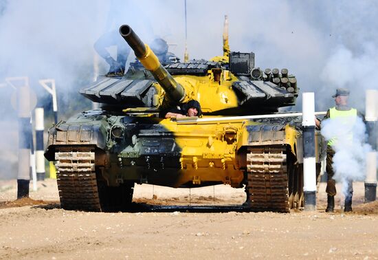 Russia Army Games Tank Biathlon