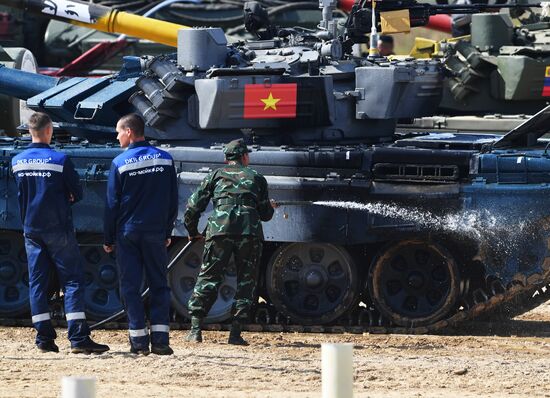 Russia Army Games Tank Biathlon