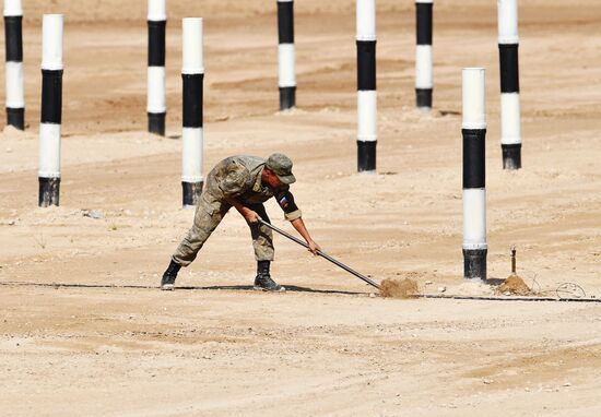 Russia Army Games Tank Biathlon