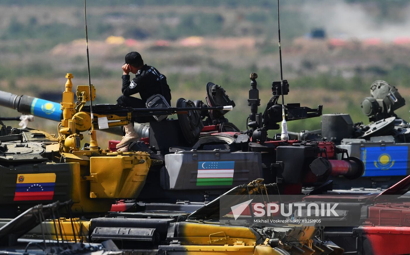 Russia Army Games Tank Biathlon