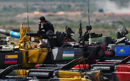 Russia Army Games Tank Biathlon